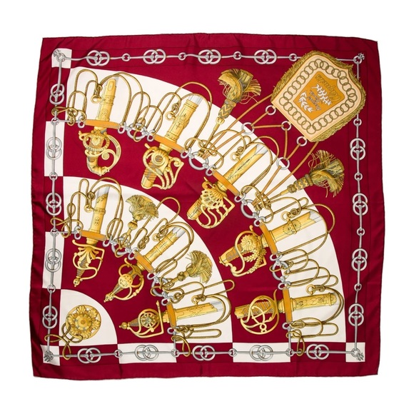 Hermes Accessories - Hermes silk scarf